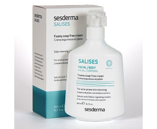 Sesderma Salises Foamy Soapless Cream Пінливий крем для вмивання, 300 мл, фото _ab__is.image_number.default