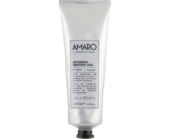 Прозрачный гель для бритья FarmaVita Amaro Invisible Shaving Gel.