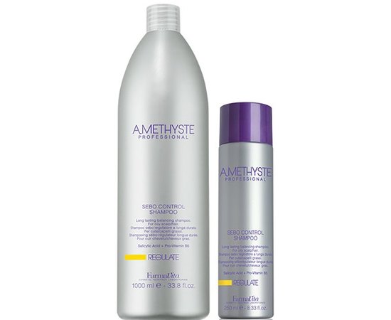 Шампунь для жирной кожи головы Farmavita Amethyste Regulate.