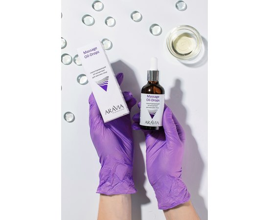 Скульптурирующий oil-концентрат для массажа лица Aravia Professional Massage Oil-Drops, 50 ml, изображение 7