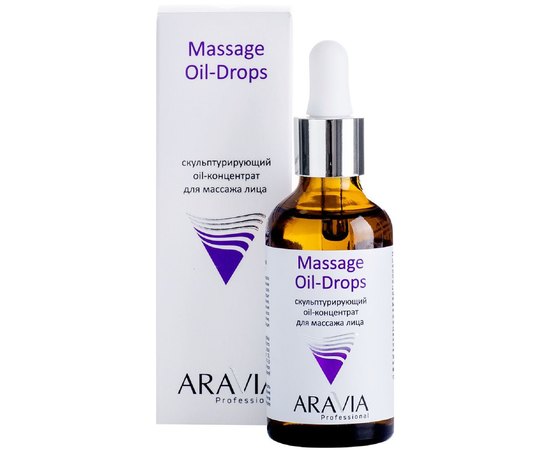 Скульптурирующий oil-концентрат для массажа лица Aravia Professional Massage Oil-Drops, 50 ml
