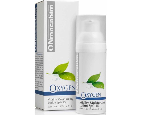 Зволожуюча емульсія SPF15 OnMacabim Oxygen Vitality Moisturizing Lotion, фото _ab__is.image_number.default