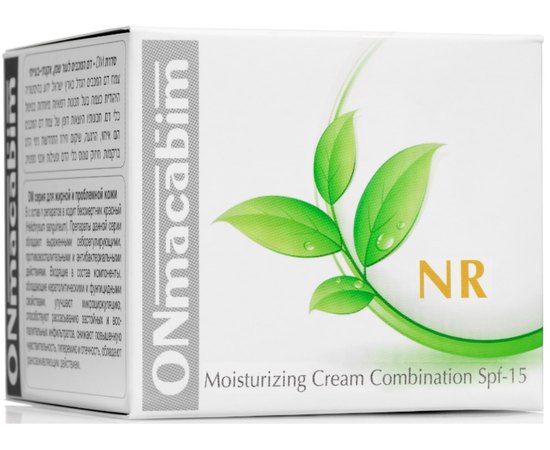 Увлажняющий крем для комбинированной кожи SPF15 OnMacabim NR Cream Combination Skin, изображение 2