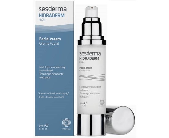 Увлажняющий крем для лица Sesderma Hidraderm Hyal Cream, 50 ml, изображение 2