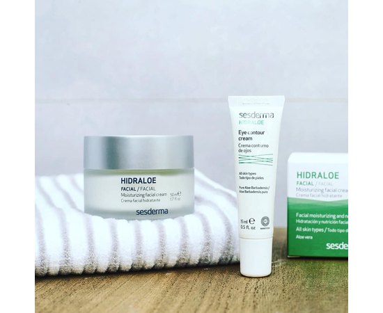 Увлажняющий крем Sesderma Hidraloe Moisturizing Face Cream, 50 ml, изображение 5