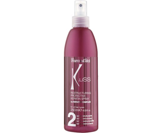 Защитный спрей с кератином Farmavita K.Liss Restructuring Protective Keratin.