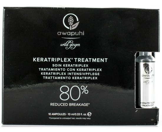 Ампулы Кератриплекс Paul Mitchell Awapuhi Wild Ginger KeraTriplex Treatment, 10x10 ml, изображение 2