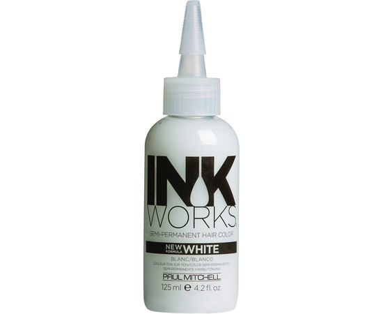 Paul Mitchell Inkworks White - Чорнило для ламінування волосся біле, 125 мл, фото 