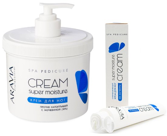 Крем для ног от натоптышей с мочевиной Aravia Professional Super Moisture