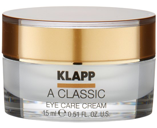Klapp A Classic Eye Care Cream Крем для повік Вітамін А, 15 мл, фото 