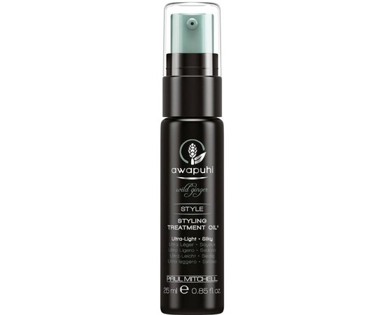 Масло для укладки и ухода за волосами Paul Mitchell Awapuhi Wild Ginger Styling Treatment Oil, изображение 2