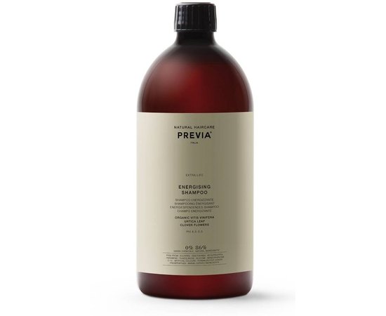 Шампунь для волос Энерджайзинг Previa Vitis Vinifera Meristem Cell.