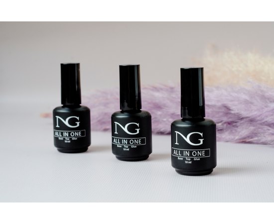 Средство 3 в 1 клей/база/топ NG All in One, 18 ml, изображение 4