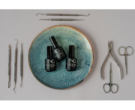 Средство 3 в 1 клей/база/топ NG All in One, 18 ml, изображение 8