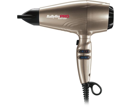 Фен для волос Babyliss Rapido 7000IE, 2200 W.