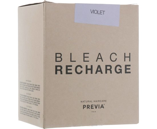 Фиолетовая пудра беспылевая осветляющая  Previa Dust Free Powder Bleach Violet.