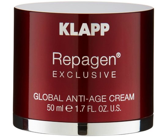 Klapp Repagen Exclusive Global Anti-Age Cream Комплексний крем Репаген Ексклюзив, 50 мл, фото 