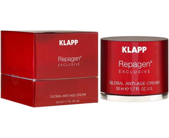 Klapp Repagen Exclusive Global Anti-Age Cream Комплексний крем Репаген Ексклюзив, 50 мл, фото _ab__is.image_number.default
