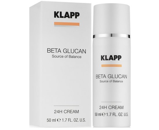 Крем Бета Глюкан 24 для чувствительной кожи Klapp Beta Glucan 24h Cream, 50 ml, изображение 2