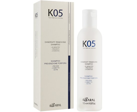 Шампунь для сухой кожи головы против перхоти Kaaral Dandruff Removing Shampoo, изображение 2