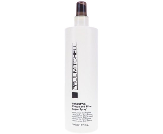 Спрей для укладки сильной фиксации Заморозка и блеск Paul Mitchell Freeze and Shine Super Spray, изображение 3