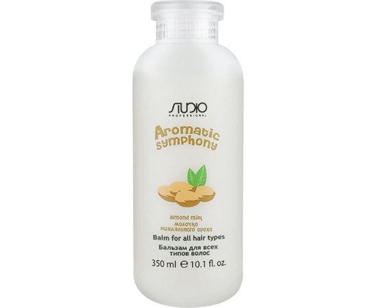 Kapous Professional Studio Almond Milk Balm Бальзам для всіх типів волосся з молочком мигдального горіха, фото 