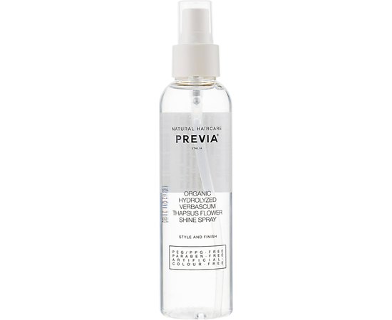 Блеск-спрей для волос Previa Style&Finish Shine Spray, 150 ml.