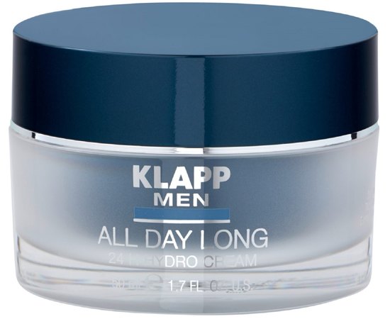 Klapp Men All Day Long 24h Hydro Cream Гідрокрем 24 години, 50 мл, фото 