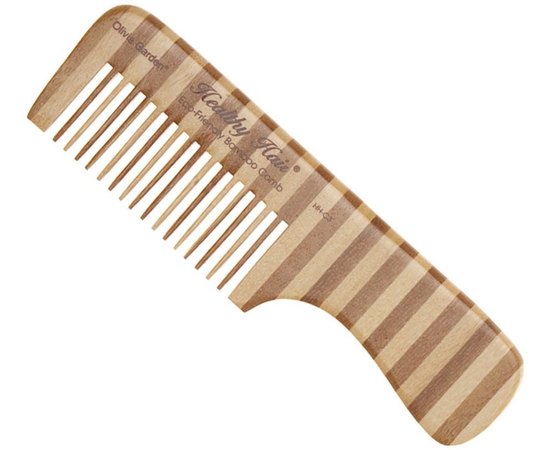 Гребень для волос бамбуковый Olivia Garden Healthy Hair comb 3
