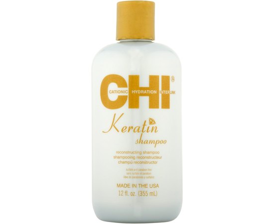 Кератиновый шампунь восстанавливающий CHI Keratin Reconstructing Shampoo