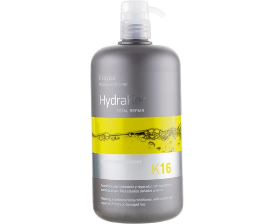Кондиционер кератиновый без сульфатов Erayba K16 HydraKer Keratin Conditioner, изображение 3