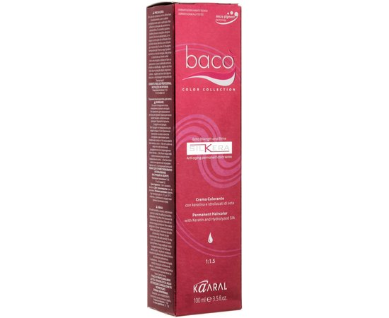 Краска для волос Kaaral Baco Color Silkera, 100 ml, изображение 2