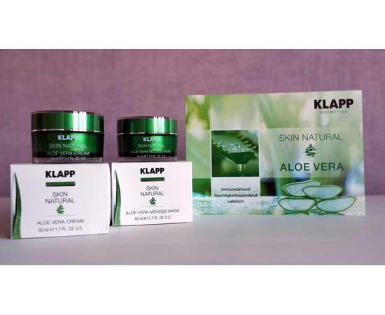 Крем Алоэ Вера Klapp Skin Natural Aloe Vera Cream, 50 ml, изображение 7