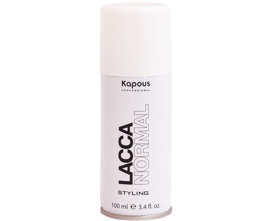 Kapous Professional Lacca Normal Лак для волосся аерозольний (без фреону) нормальної фіксації, фото 