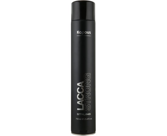 Kapous Professional Lacca Strong Лак для волосся аерозольний (без фреону) сильної фіксації, фото _ab__is.image_number.default