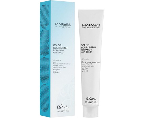 Перманентная краска для волос Kaaral Maraes Vegan Permanent Hair Color, 100ml, изображение 2
