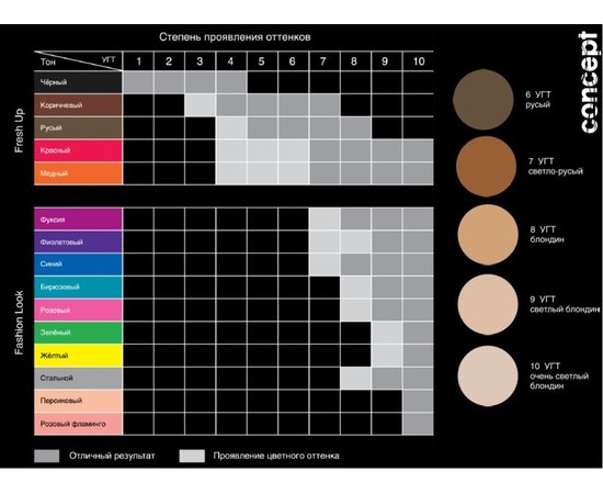 CONCEPT Professionals Fashion Look Пігмент прямої дії сталевий, 250 мл, фото _ab__is.image_number.default
