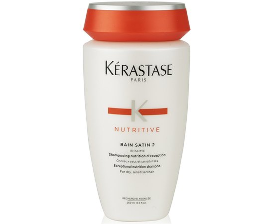 Kerastase Nutritive Bain Satin 2 Shampoo Живильний шампунь для сухого і чутливого волосся, 250 мл, фото 