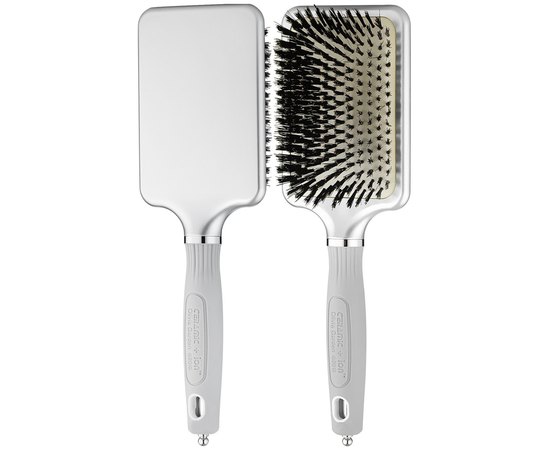 Щетка для укладки волос со 100% натуральной щетиной Olivia Garden Ceramic + Ion XL Boar Large, изображение 2