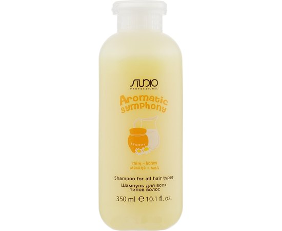 Kapous Professional Studio Shampoo Шампунь для частого використання Молоко і Мед, фото 