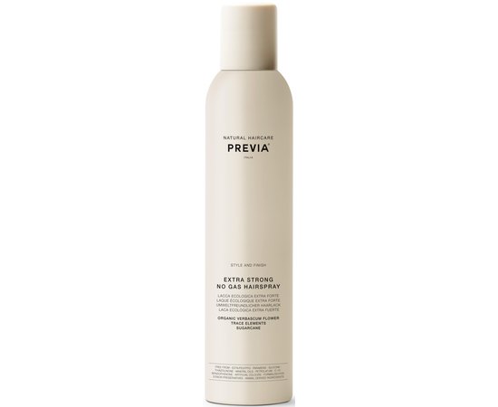 Спрей для волос без газа экстрасильной фиксации Previa Style&Finish Extra Strong Hairspray No Gas, 350 ml.