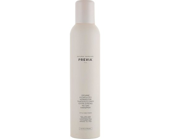 Спрей для волос без газа сильной фиксации Previa Style&Finish Hairspray No Gas, 200 ml.