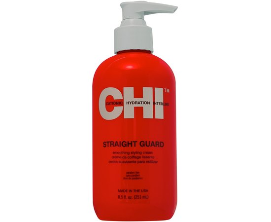 CHI Straight Guard Smoothing Styling Cream Крем для укладки, для гладкості волосся, 251 мл, фото 