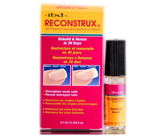 Укрепляющее и восстанавливающее масло для хрупких и ослабленных ногтей Реконстракс IBD Reconstrux, 3.7 ml