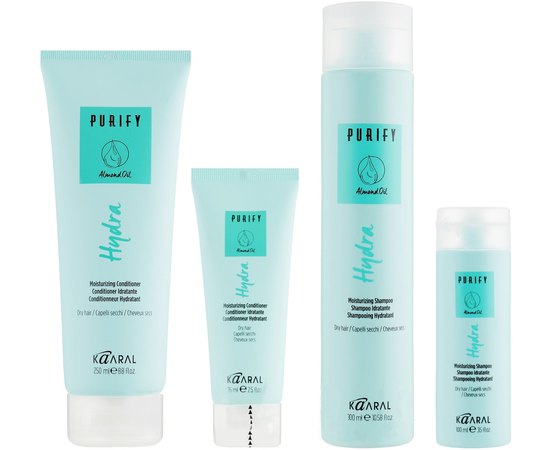 Увлажняющий набор для волос 4 позиции Kaaral Purify Hydra, изображение 2