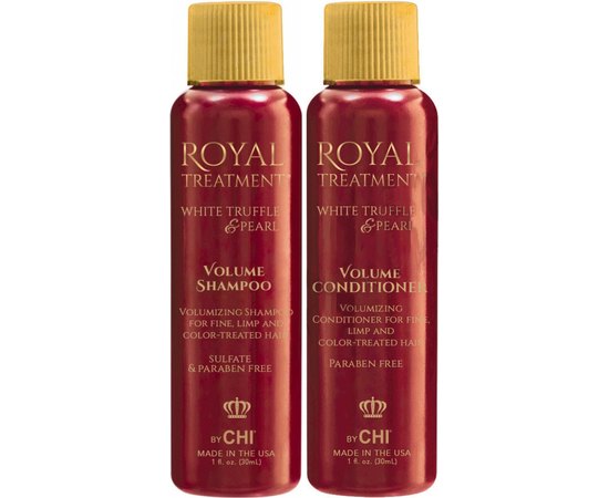 CHI Royal Treatment Volume Kit Дорожній набір для об'єму волосся, 30 + 30 мл, фото 