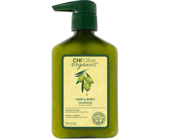CHI Olive Organics Hair and Body Conditioner Кондиціонер для волосся і тіла з оливою, фото 