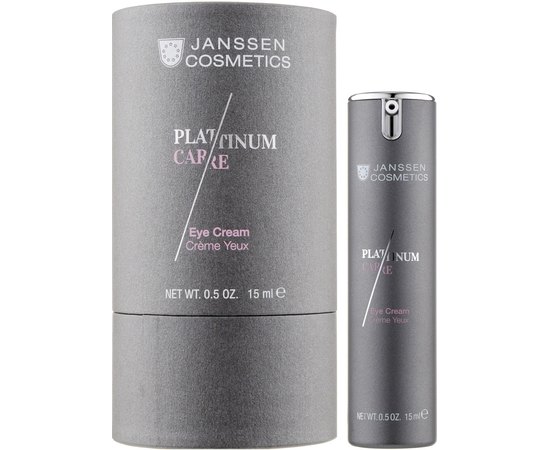Крем для глаз реструктурирующий Janssen Cosmeceutical Platinum Care Eye Cream, 15 ml