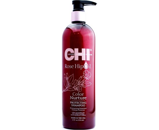 Набор для окрашенных волос CHI Rose Hip Oil, 2х739 ml, изображение 2