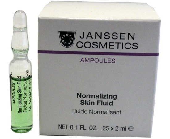 Нормализирующая сыворотка для жирной и комбинированной кожи Janssen Cosmeceutical Normalizing Fluid, 25x2 ml, изображение 2